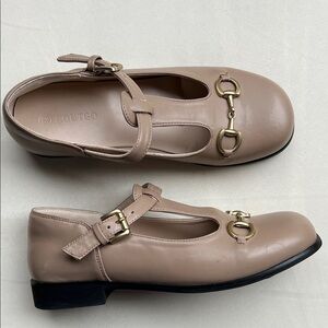 Mary Jane Shoes T Strap Chunky Low Heel Round Toe shoes